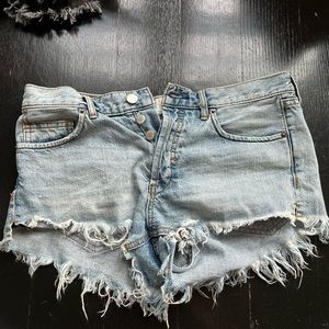 Free people sweet cutoffs